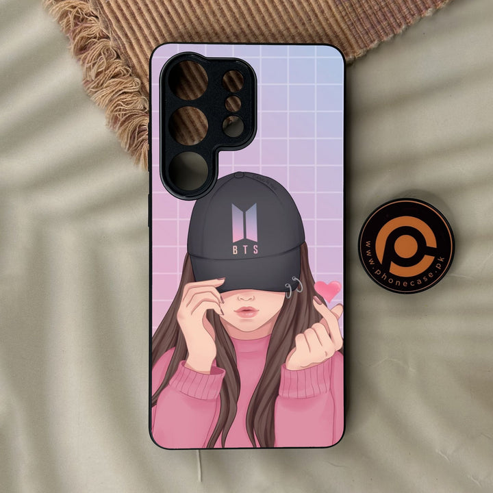 Samsung Galaxy S26 Ultra - Anime Girls Design 3 - Premium Metal Printed Soft Bumper Shock Proof Case