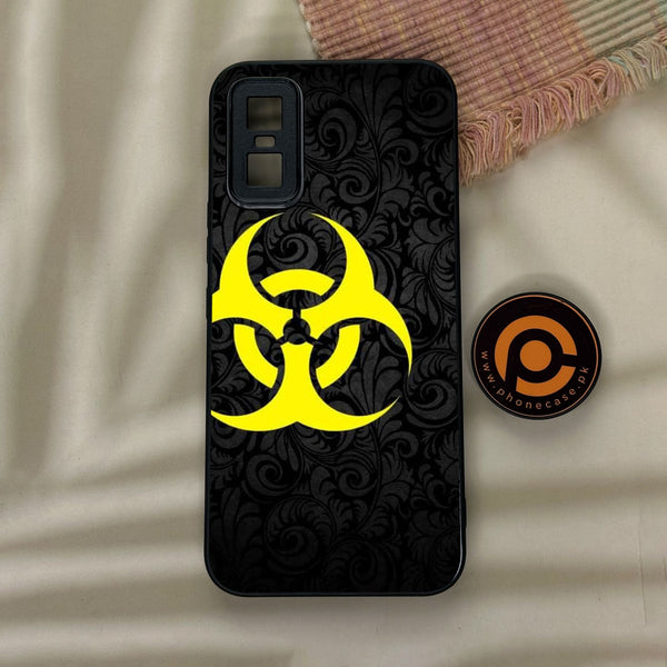 Infinix GT 30 Pro - Biohazard Design 10 - Premium Metal Printed Soft Bumper Shock Proof Case