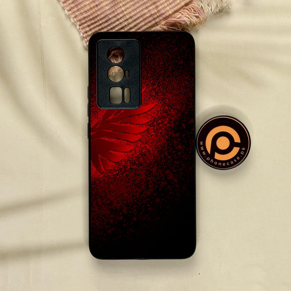 Xiaomi Redmi K60 Pro - Angel 2.0 Design 2 - Premium Metal Printed Soft Bumper Shock Proof Case