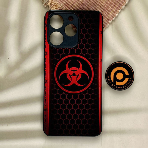 Realme Note 70 - Biohazard Design 5 - Premium Metal Printed Soft Bumper Shock Proof Case