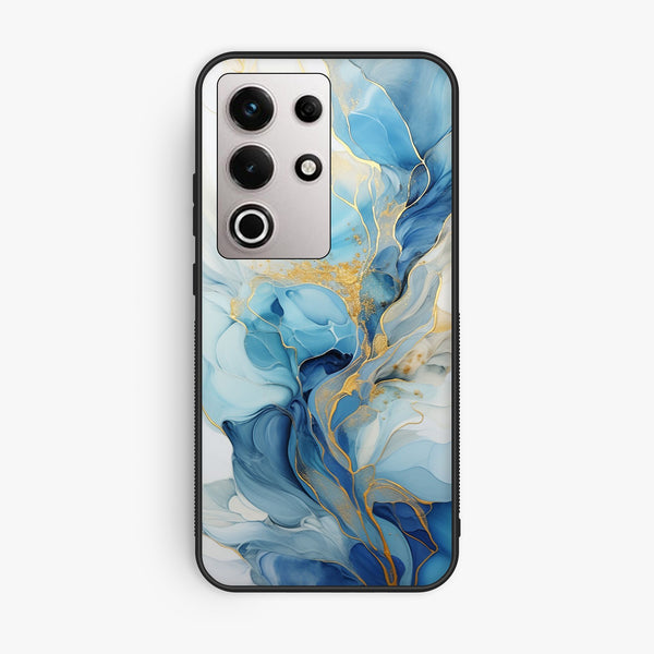 Itel S25 Ultra - Liquid Design 1 - Premium Metal Printed Soft Bumper Shock Proof Case