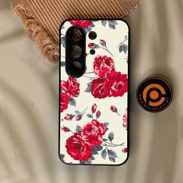 Tecno Camon 50 Pro 4G - Floral Series Design 8 - Premium Metal Printed Soft Bumper Shock Proof Case