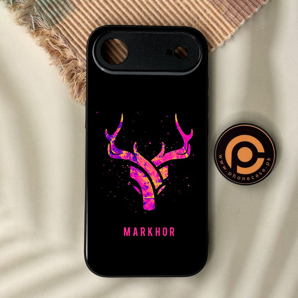iPhone Air - Markhor Design 6 - Premium Metal Printed Soft Bumper Shock Proof Case