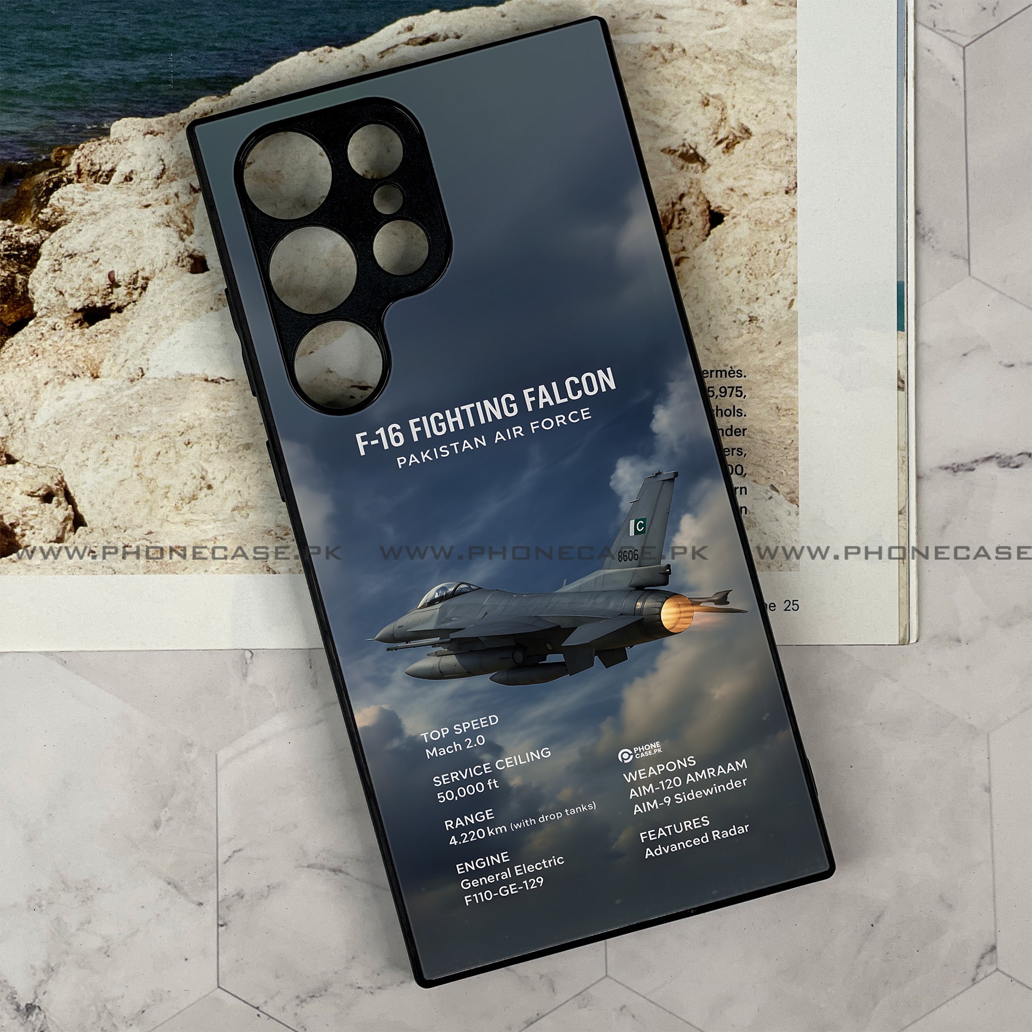Samsung Galaxy S24 Ultra - PAF Jet Series - Premium Printed Metal soft Bumper shock Proof Case