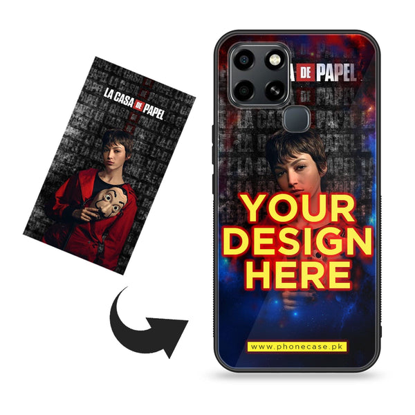 Infinix Smart 6 HD - Customize your own - Premium Metal Printed soft Bumper shock Proof Case