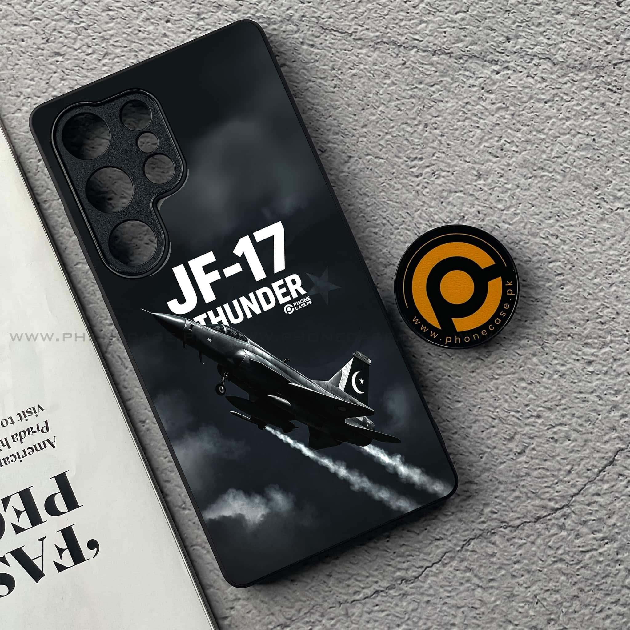 Samsung Galaxy S25 Ultra - PAF Jet Series - Premium Printed Metal soft Bumper shock Proof Case