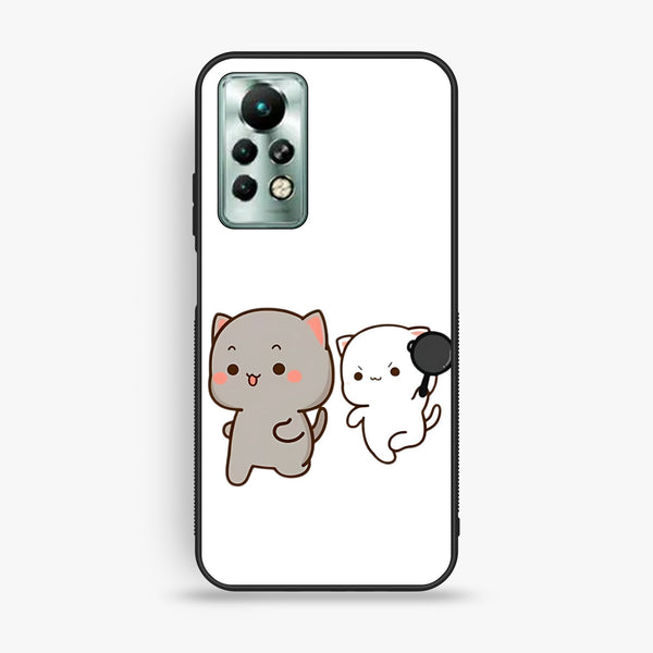 Infinix Note 11 Pro - Cute Bubu Dudu Design 8 - Premium Metal Printed Soft Bumper Shock Proof Case