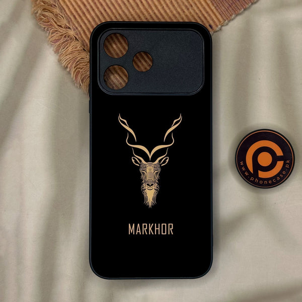Oppo A6C - Markhor Design 3 - Premium Metal Printed Soft Bumper Shock Proof Case
