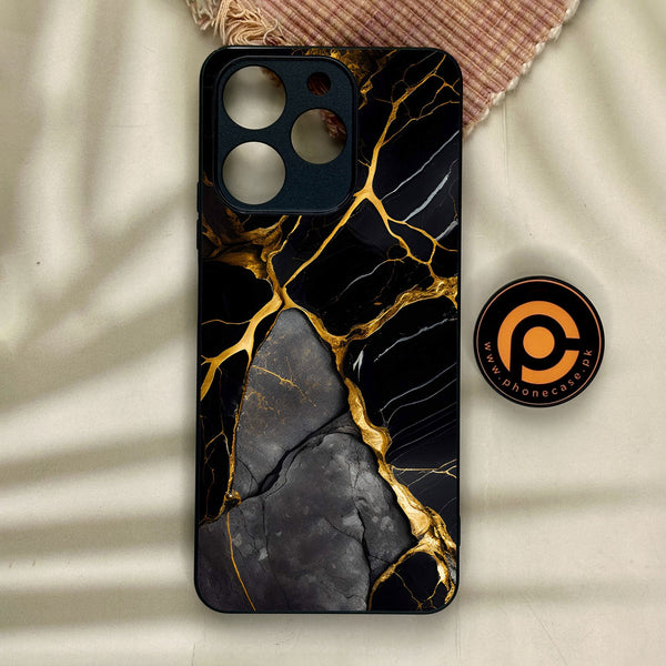 Realme Note 70 - Liquid Marble Design 6 - Premium Metal Printed Soft Bumper Shock Proof Case