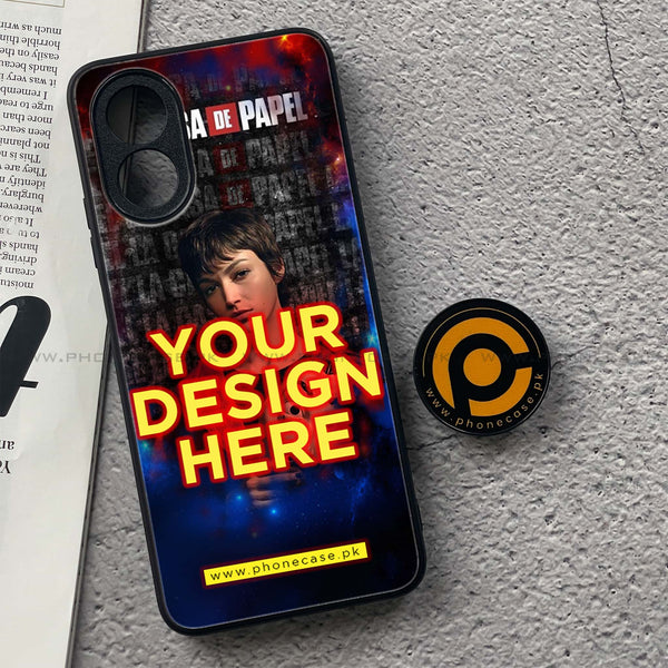 Oppo A18 4G - Customize your own - Premium Metal Printed soft Bumper shock Proof Case