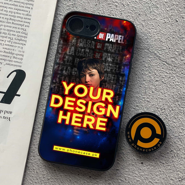 iPhone 16e - Customize your own - Premium Metal Printed soft Bumper shock Proof Case