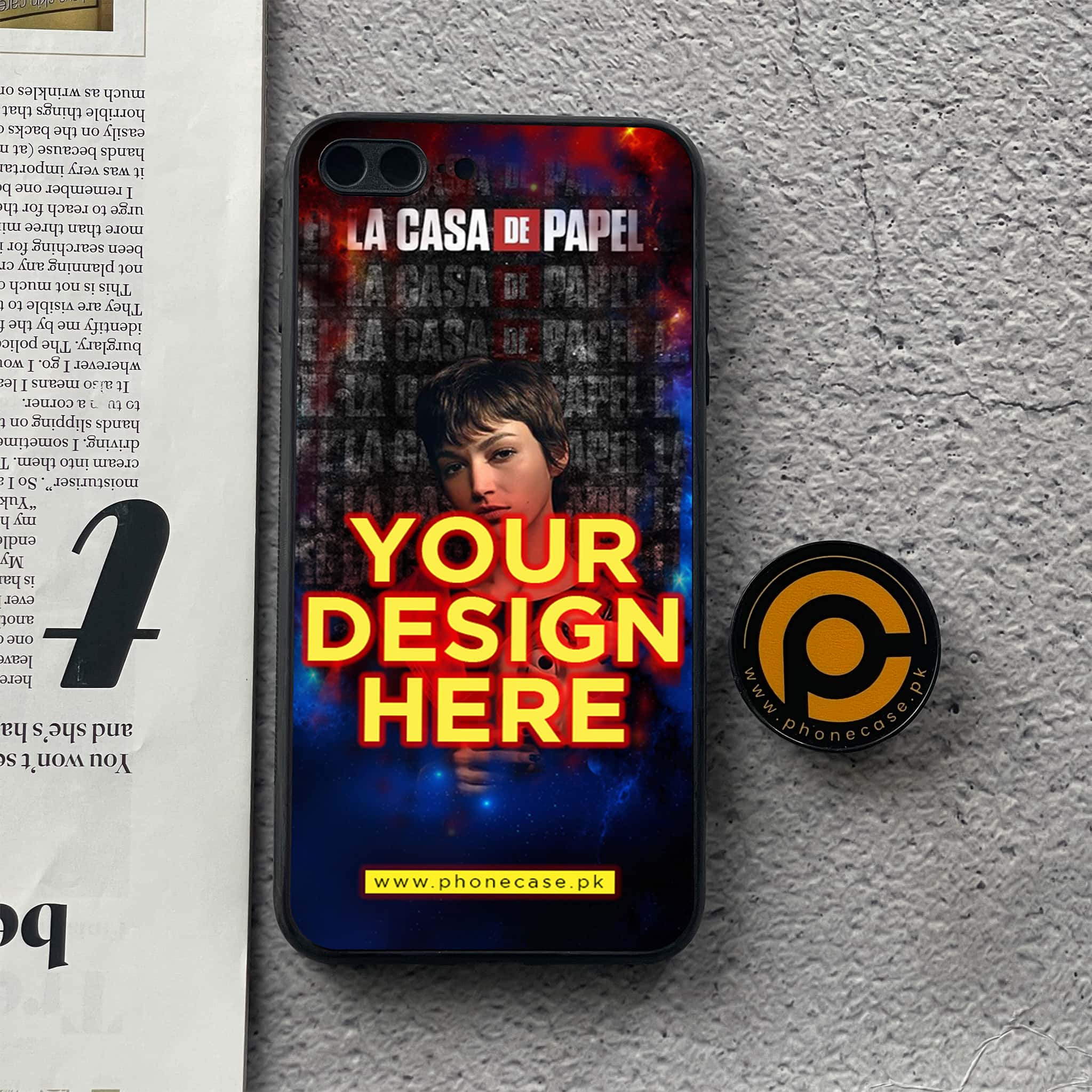 iPhone 7 Plus - Customize your own - Premium Metal Printed soft Bumper shock Proof Case