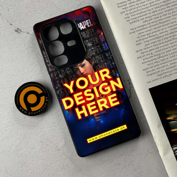 Infinix Note 50 Pro Plus - Customize your own - Premium Metal Printed Soft Bumper Shockproof Case