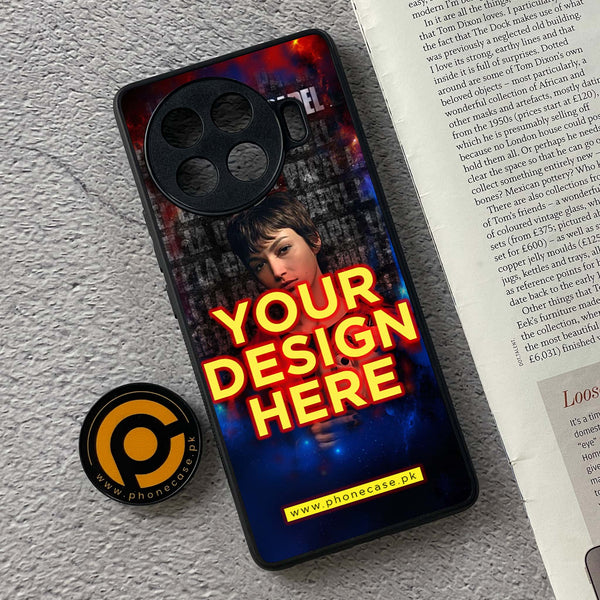 Tecno Spark 20 pro plus - Customize your own - Premium Metal Printed soft Bumper shock Proof Case