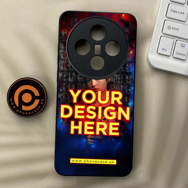 Vivo X200 - Customize your own - Premium Metal Printed soft Bumper shock Proof Case