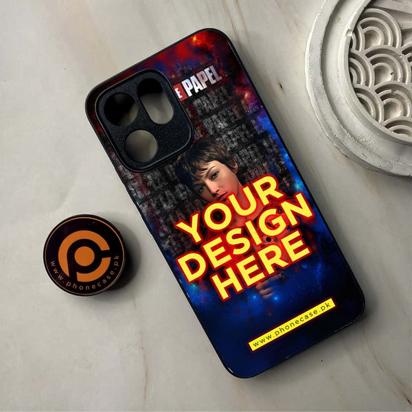 Oppo Reno 14F - Customize your own - Premium Metal Printed Soft Bumper Shockproof Case