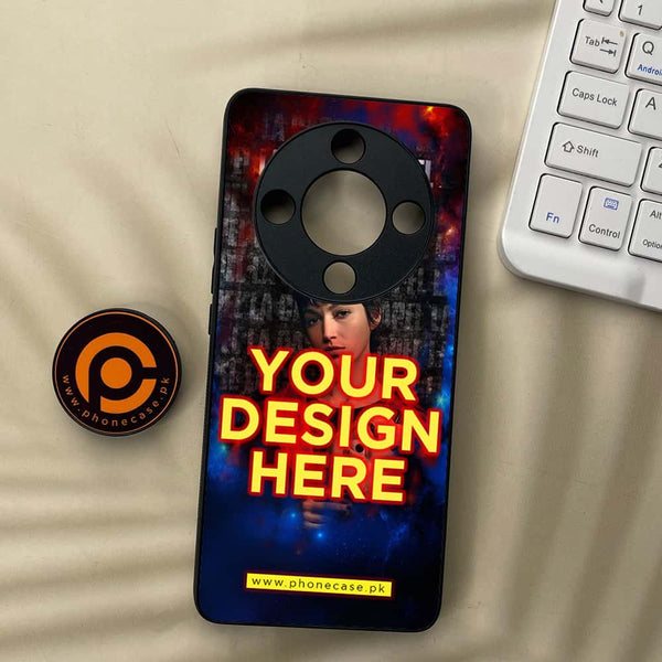 Honor x9b 5G - Customize your own - Premium Metal Printed soft Bumper shock Proof Case