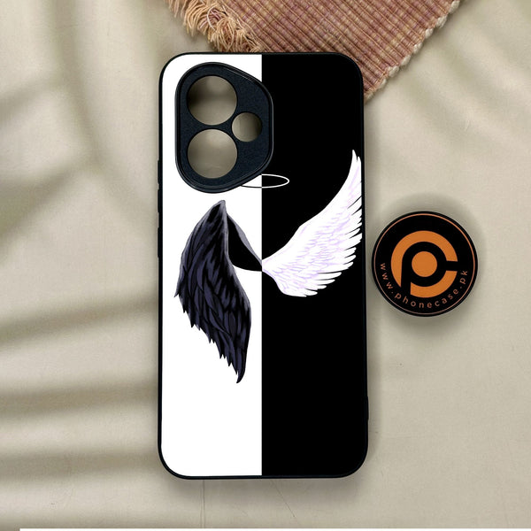 Honor 400 - Angel 2.0 Design 5 - Premium Metal Printed Soft Bumper Shock Proof Case