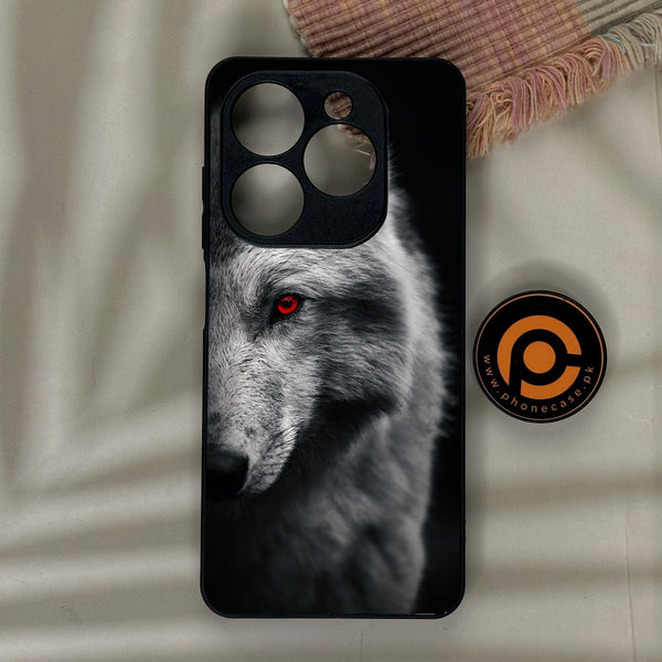 Infinix Smart 10 HD - Wolf Design 10 - Premium Metal Printed Soft Bumper Shock Proof Case