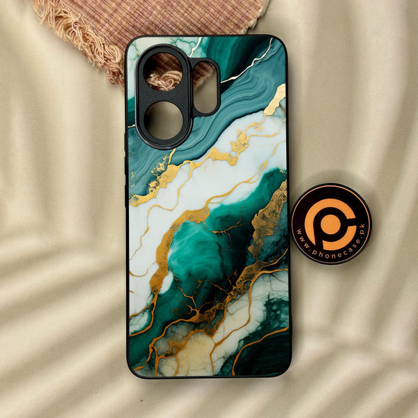 Vivo V60 - Liquid Design 3 - Premium Metal Printed Soft Bumper Shock Proof Case