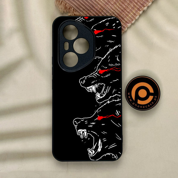 Honor 400 Pro - Black Art Design 7 - Premium Metal Printed Soft Bumper Shock Proof Case