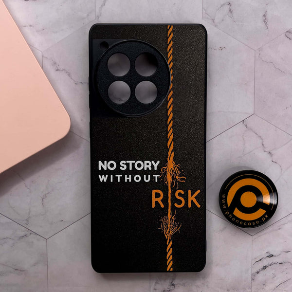 OnePlus 12R - The Risk Taker - Premium Metal Printed soft Bumper shock Proof Case