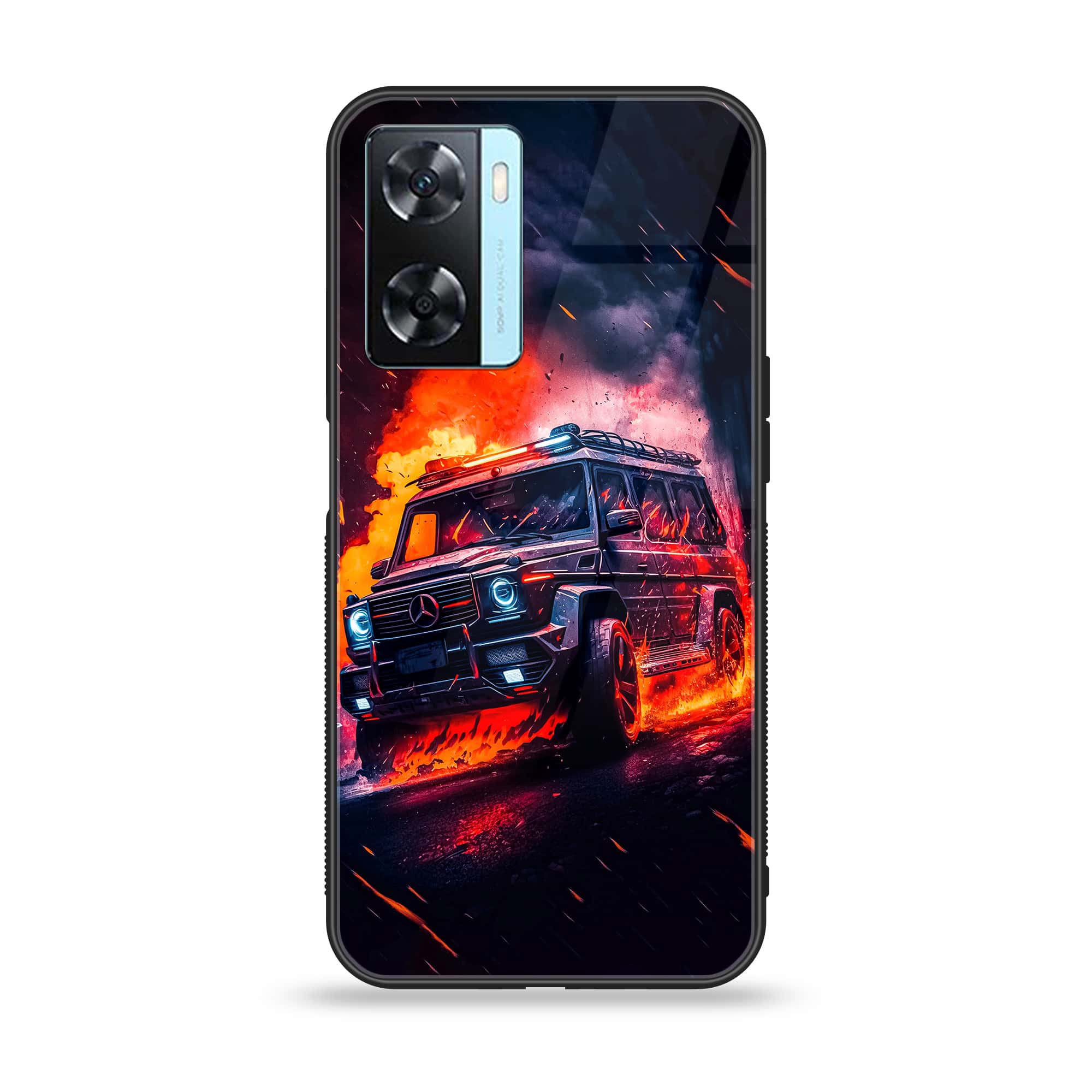 OnePlus Nord N20 SE - Racing Series - Premium Printed Glass soft Bumper shock Proof Case