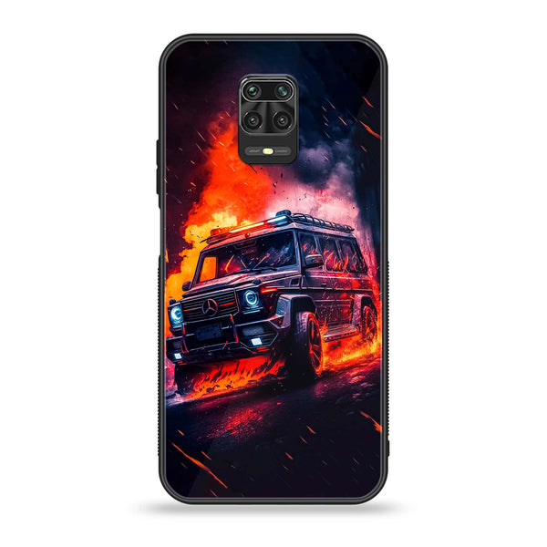 Xiaomi Redmi Note 9s/ Note 9 Pro - Racing Design 2 - Premium Printed Glass soft Bumper shock Proof Case  CS-35415