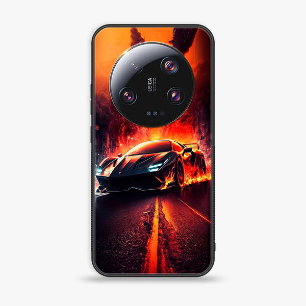 Xiaomi 13 Ultra - Racing Series - Premium Printed Glass soft Bumper shock Proof Case