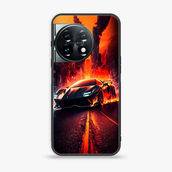 OnePlus 11 5G - Racing Series - Premium Printed Glass soft Bumper shock Proof Case