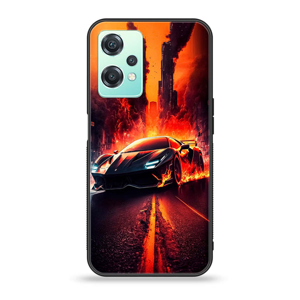 OnePlus Nord CE 2 Lite - Racing Series - Premium Printed Glass soft Bumper shock Proof Case