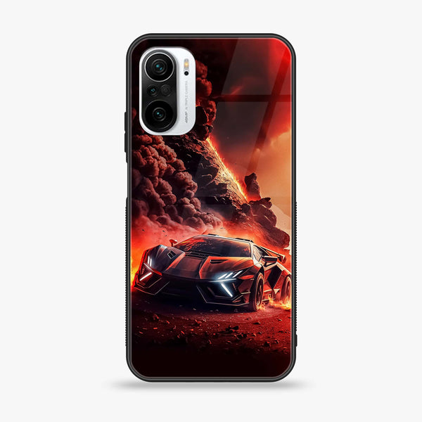 Xiaomi Poco F3 - Racing  Design 7 - Premium Metal Printed soft Bumper shock Proof Case CS-35543