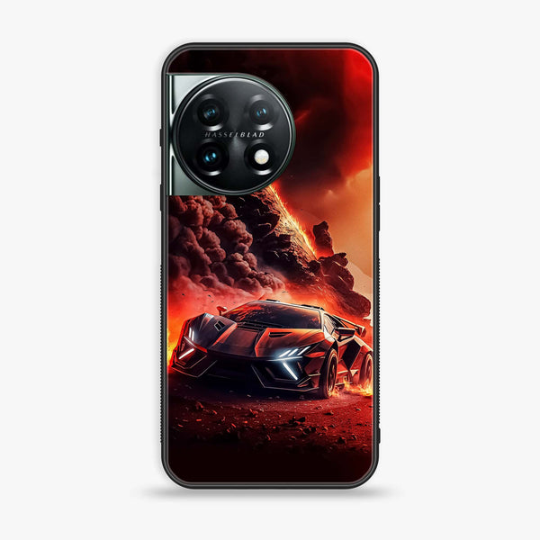 OnePlus 11 5G - Racing Design 7 - Premium Printed Glass soft Bumper shock Proof Case  CS-36343