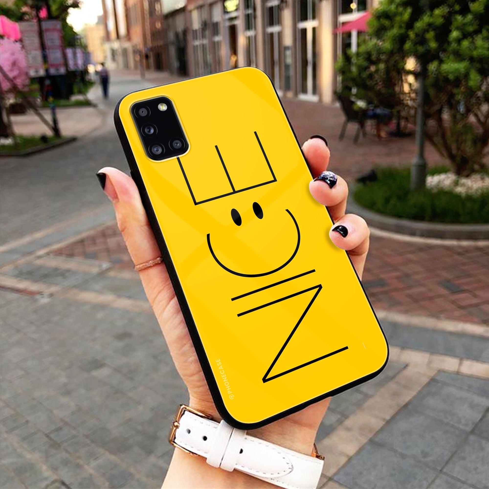 Yellow Background Quotes Series Premium Metal Phone Case All Models
