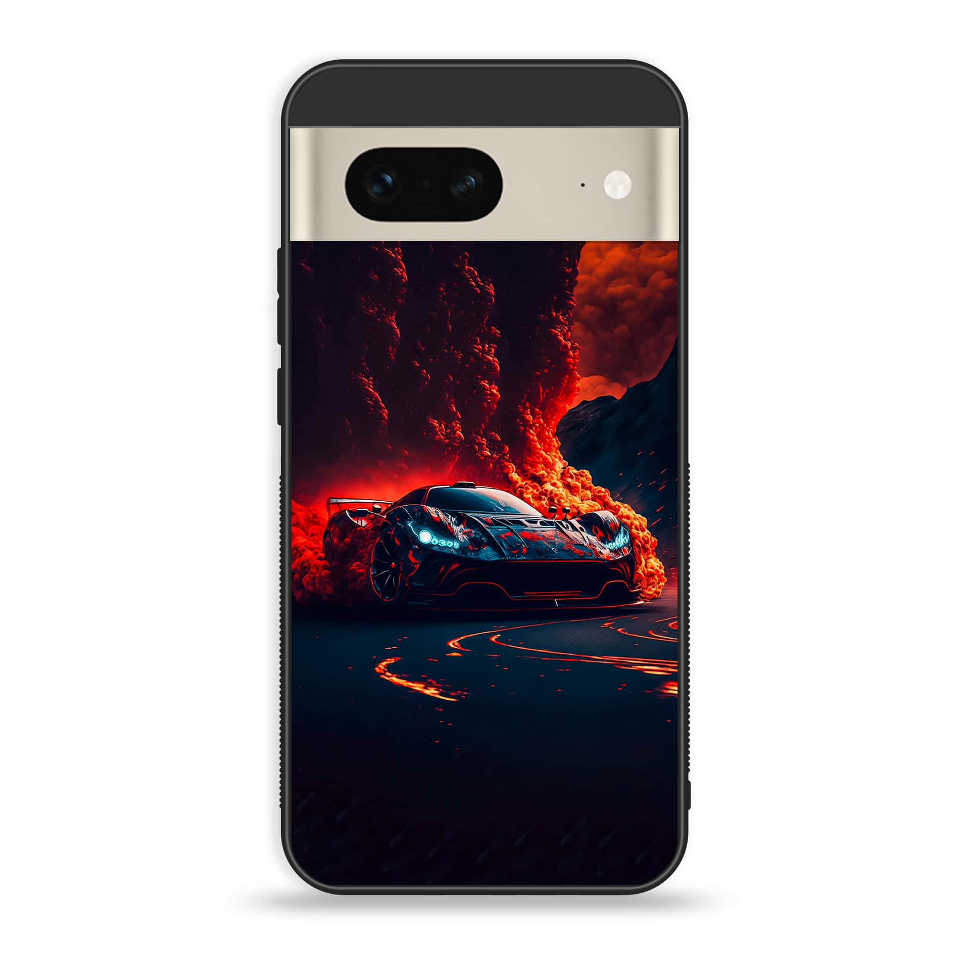 Google Pixel 7a  - Racing Series - Premium Printed soft Bumper Shock Proof Case