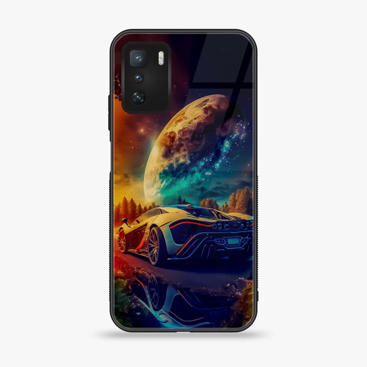 Xiaomi Redmi Note 10 Pro 5G - Racing Design 5- Premium Printed Glass soft Bumper shock Proof Case CS-44402