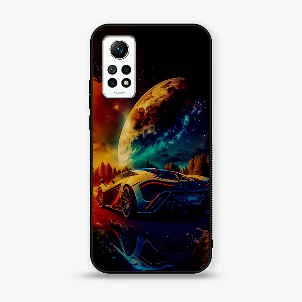 Xiaomi Redmi Note 12 Pro 4G - Racing Series - Premium Printed Glass soft Bumper shock Proof Case