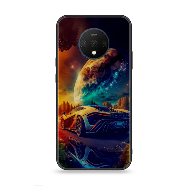 OnePlus 7T - Racing Design 5 - Premium Printed Glass soft Bumper shock Proof Case CS-17018