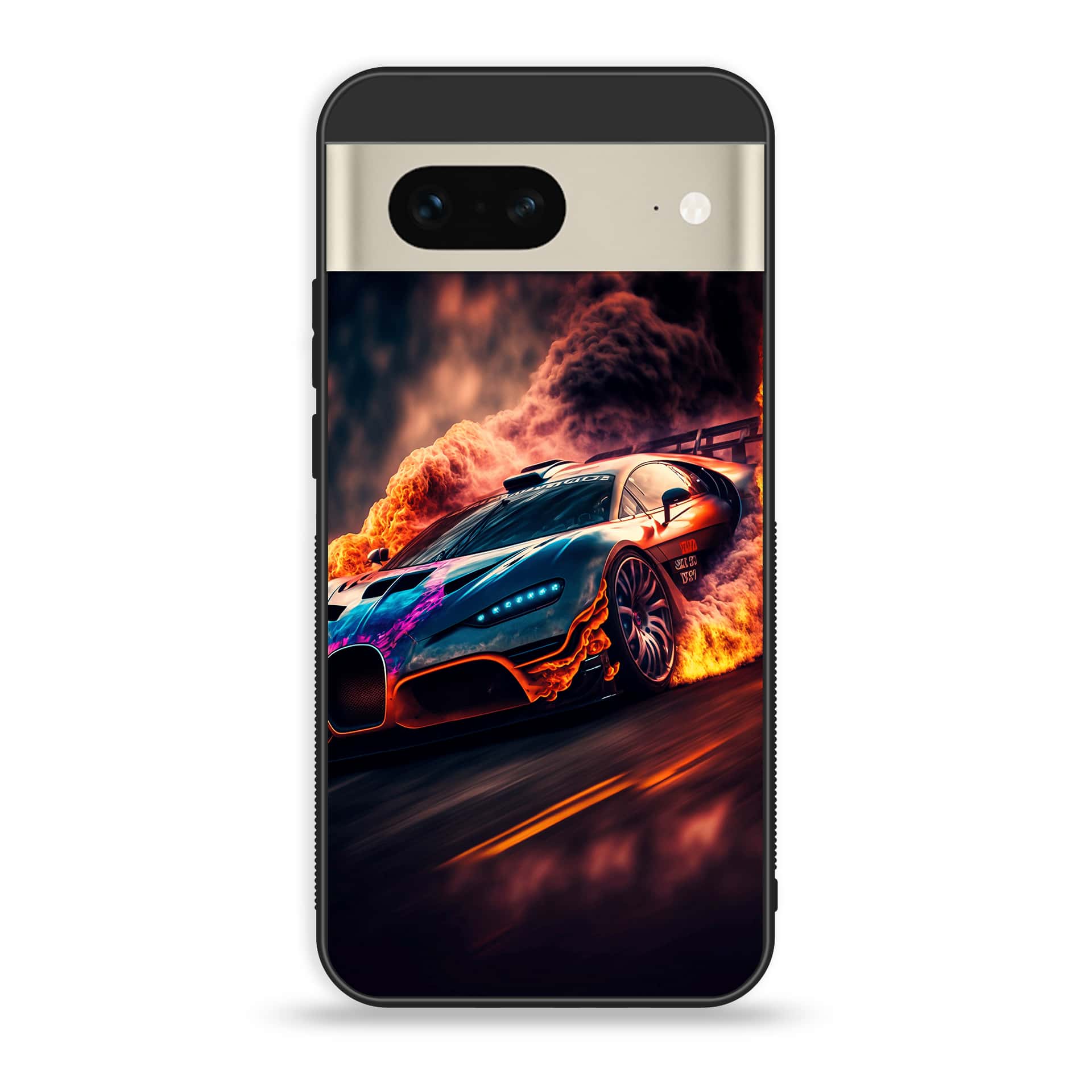 Google Pixel 7a  - Racing Series - Premium Printed soft Bumper Shock Proof Case