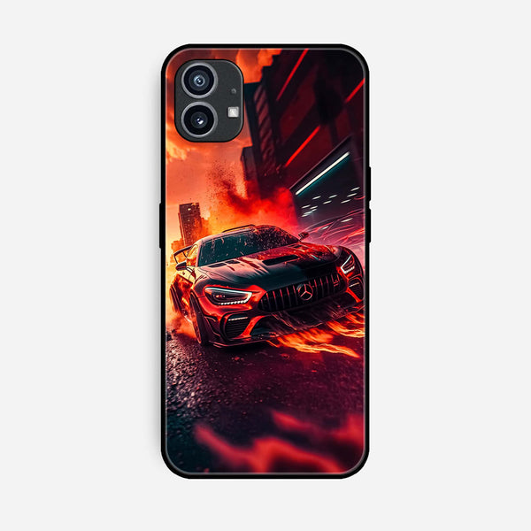 Nothing Phone (1) Racing Design 3 Premium Printed Glass soft Bumper shock Proof Case CS-13603