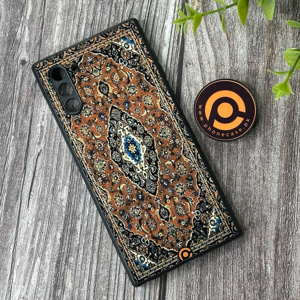 Samsung Galaxy Note 10 - Persian Rugs Design 2 - Premium Printed Glass soft Bumper Shock Proof Case CS-42094