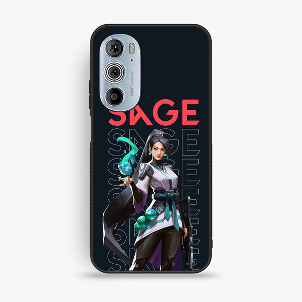Motorola Edge 30 Pro - Battle-Ready Design 3 - Premium Metal Printed Soft Bumper Shock Proof Case