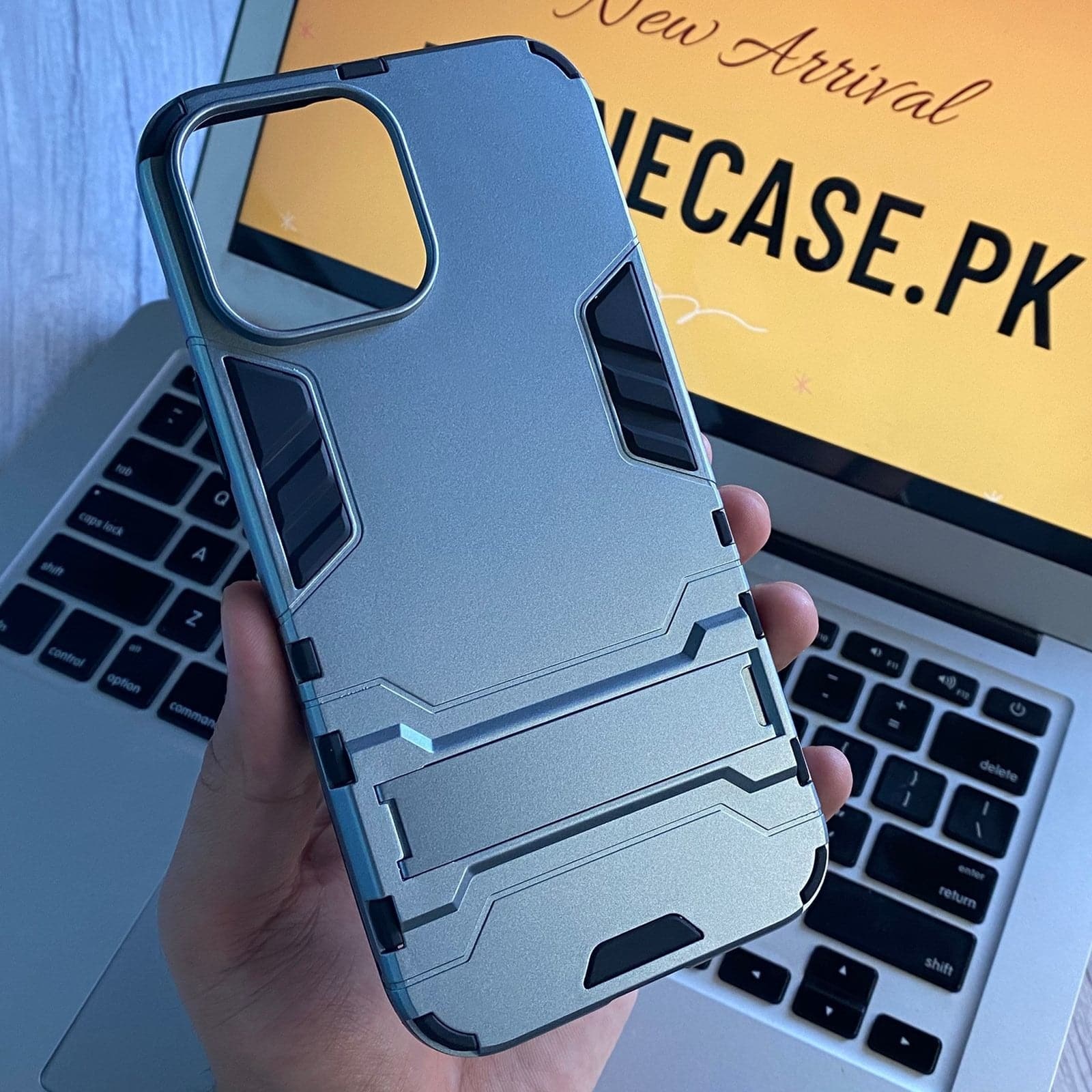 iPhone 13 Hybrid TPU+PC Iron Man Armor Shield Case