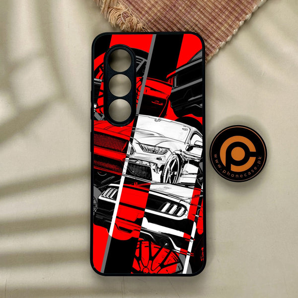 Itel S25 - Racing Series 2.0 Design 6 - Premium Metal Printed Soft Bumper Shock Proof Case
