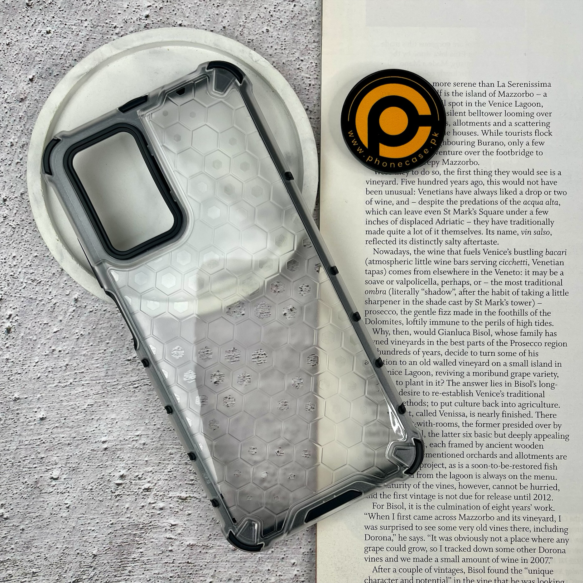 Redmi 10 Airbag Shockproof Hybrid Armor Honeycomb Transparent Cover