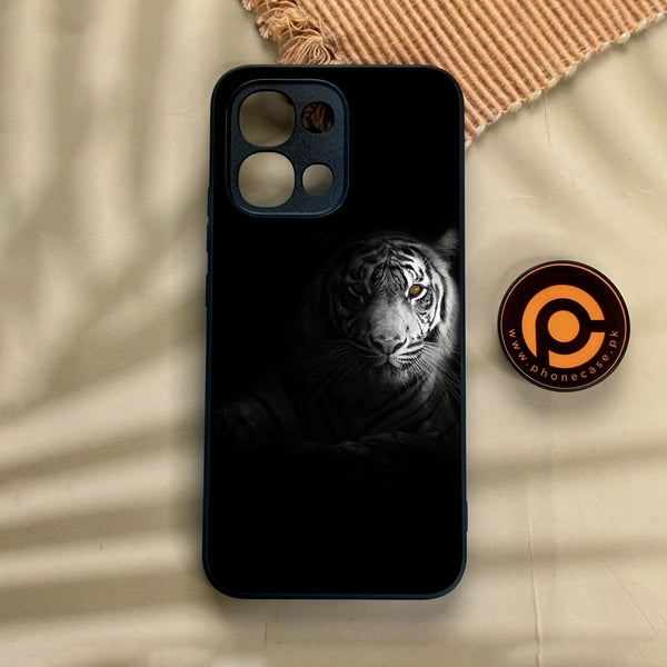 Oppo A6 Pro - Tiger Design 10 - Premium Metal Printed Soft Bumper Shock Proof Case