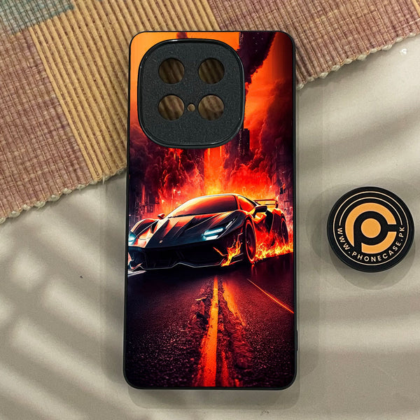 iQOO Z10 Turbo Pro - Racing Design 1 - Premium Metal Printed Soft Bumper Shock Proof Case