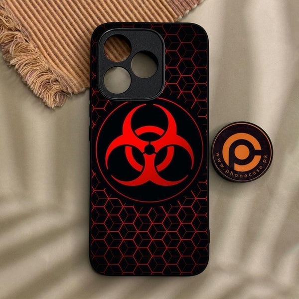 Honor 400 Lite - Biohazard Design 8 - Premium Metal Printed Soft Bumper Shock Proof Case