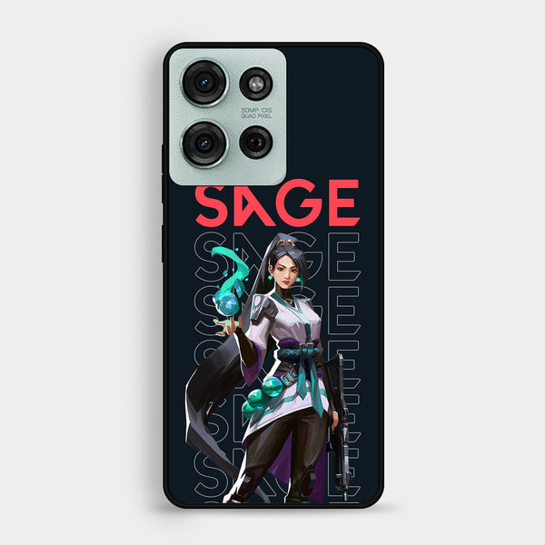 Motorola Moto G75 - Battle-Ready Design 3 - Premium Metal Printed Soft Bumper Shock Proof Case