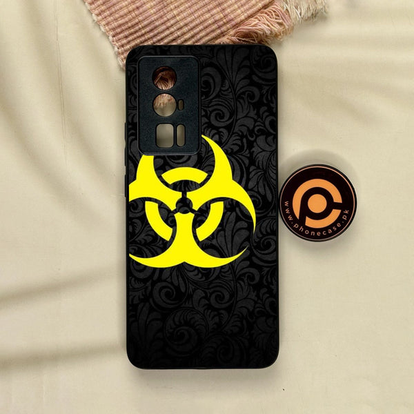 Xiaomi Redmi K60 Pro - Biohazard Design 10 - Premium Metal Printed Soft Bumper Shock Proof Case